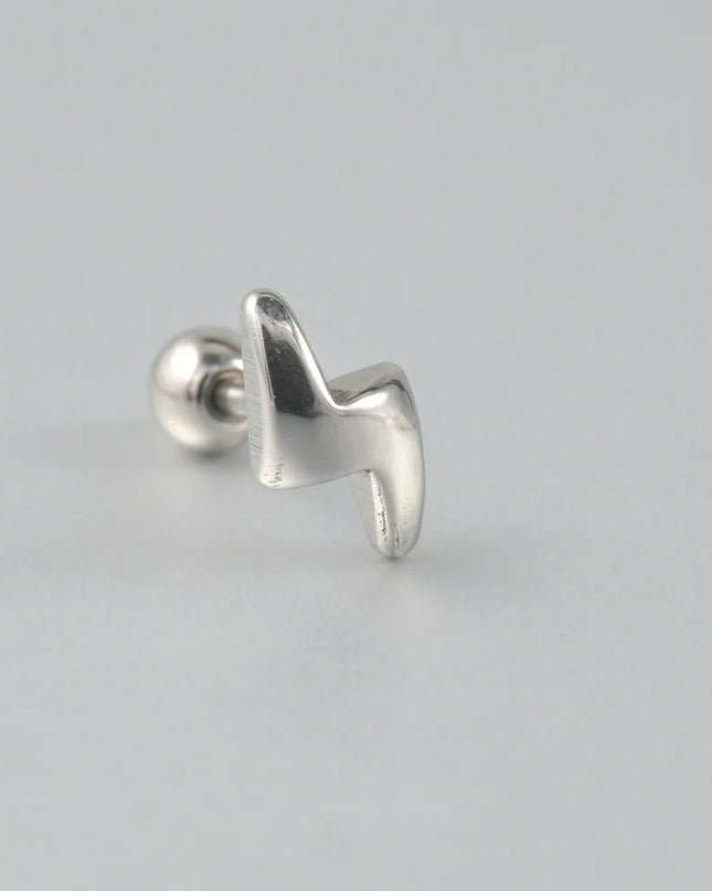 Surgical Steel Ear Barbell Helix Piercing Cartilage Ear Lobe Tragus Stud Earring Heart Rabbit Moon Rose Cross Earring Jewelry