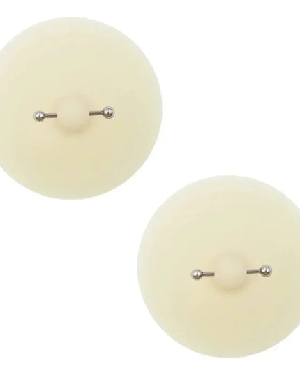Women Nipple Cover with Faux Piercing Lingerie Breast Pasties Adhesive Chest Pad