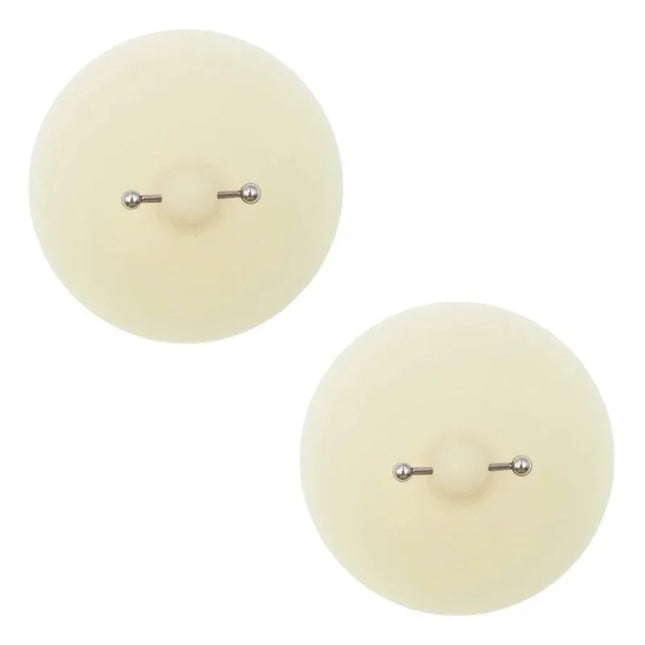 Women Nipple Cover with Faux Piercing Lingerie Breast Pasties Adhesive Chest Pad