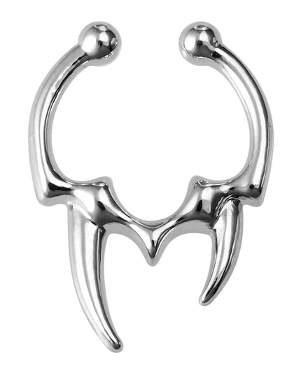1-3pcs Clip on Nose Rings Hoop Septum Non Fake Piercing Nose Cuff Stainless Steel Horseshoe Punk for Men Women Body Jewelry