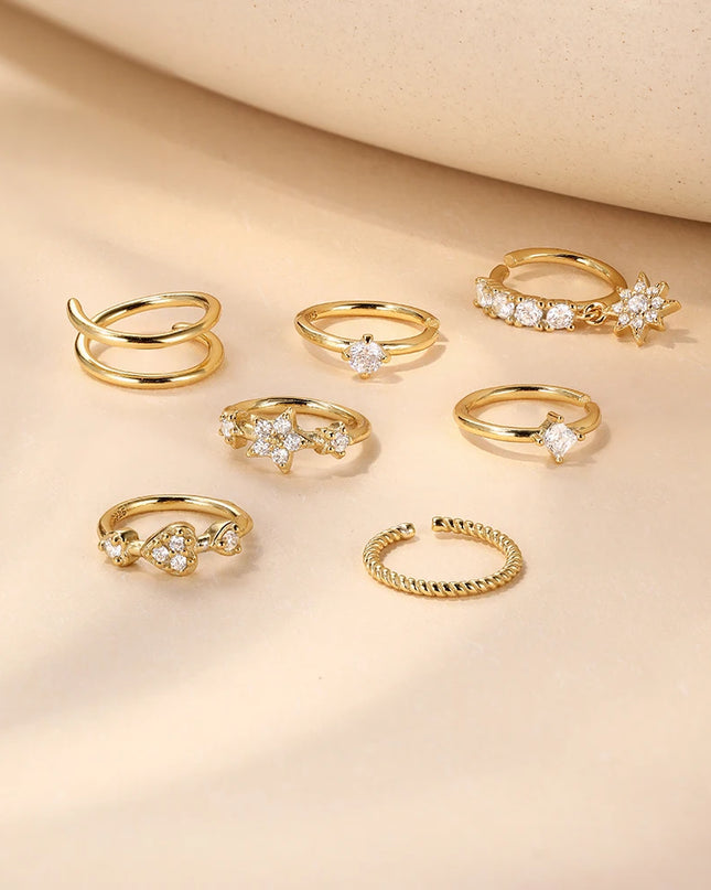 AIDE 1PC 925 Sterling Silver Pierceing Nose Ring Simple Round Twist Rope Nose Ring Women Ear Bone Ring Jewelry Nose Rings