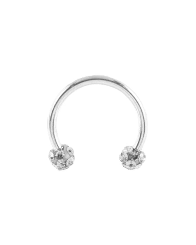 Nose Cuff Punk Gifts Men Earrings Diamond Septum Rings Piercing Nose Ring Body Jewelry Stainless Steel