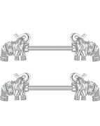 2851-SR / Nipple Rings / body|Heart