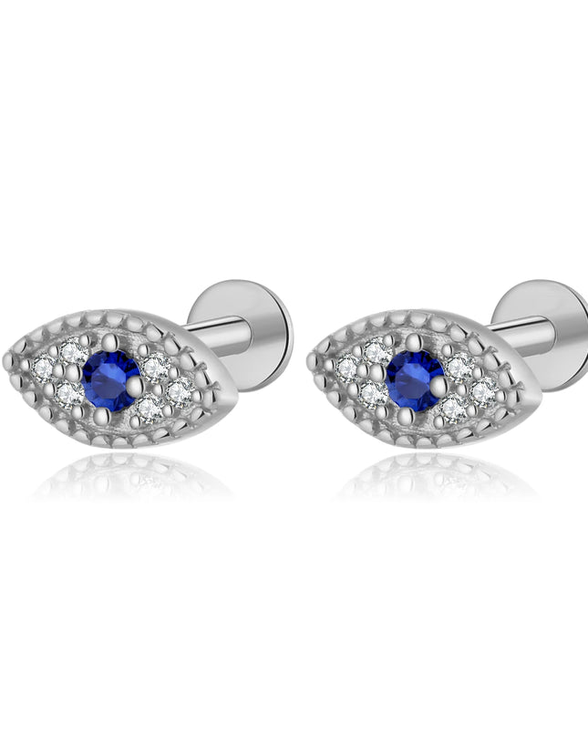ANDYWEN 925 Sterling Silver 6mm Proud Milky Way  Queen Flash Baby Angel Piercing Screw Pendientes Stud Earring Women Clips Jewel