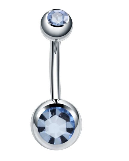 1PC Stainless Steel Belly Button Piercing Body Jewelry Women Cubic Zirconia Drop Dangle Earring Navel Piercing ombligo