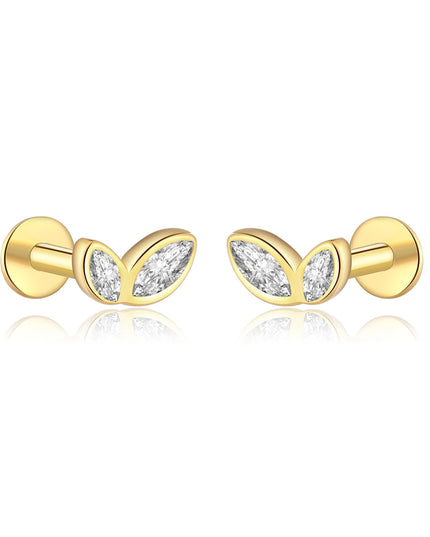 ANDYWEN 925 Sterling Silver 6mm Proud Milky Way  Queen Flash Baby Angel Piercing Screw Pendientes Stud Earring Women Clips Jewel