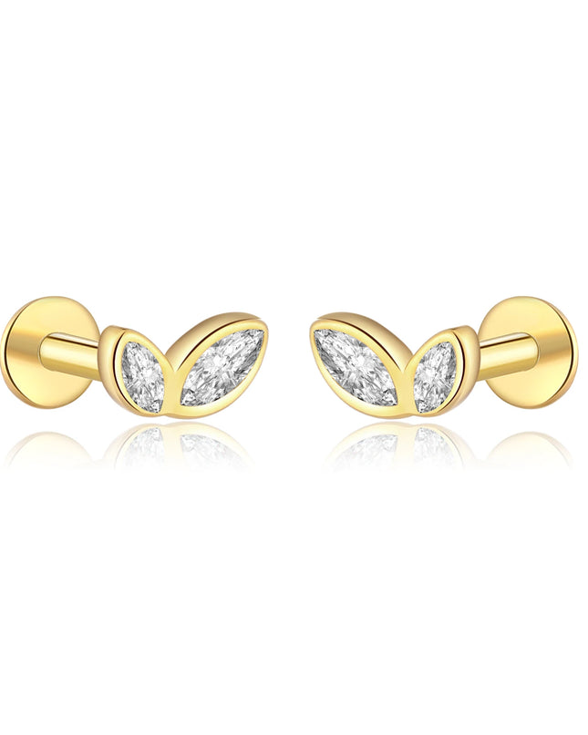ANDYWEN 925 Sterling Silver 6mm Proud Milky Way  Queen Flash Baby Angel Piercing Screw Pendientes Stud Earring Women Clips Jewel