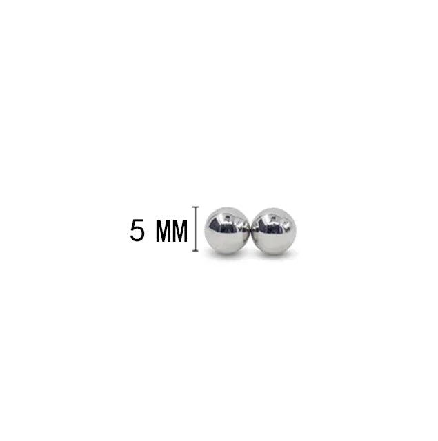 1Pair Ultra Powerful Magnet Nipple Piercing Women Balls Clamps Strong Magnetic Clitoris Bondage Sexy Body Piercing for Couple