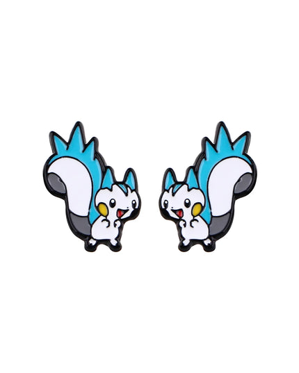 Cute Metal Stainless Steel Piercing Ear Stud Earring For Man Woman Enamel Jewelry Earrings Decorations Fashion Accessories Gifts