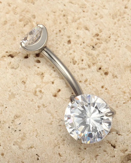 ASTM F136 Titanium Banana Bend Belly Button Rings 8mm 10mm 12mm 14mm Belly Rings Piercing Barbell Navel Ring Sexy Belly Piercing