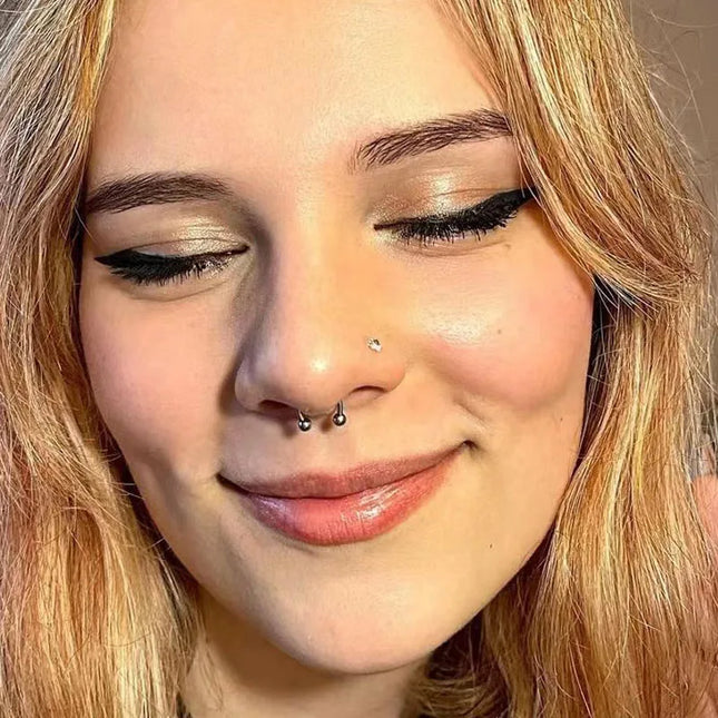 Stainless Steel Magnet Nose Ring Fake Piercing Horseshoe Rings Nose Clip Non-pierced Nose Hoop Fashion Women Men Body Jewelry