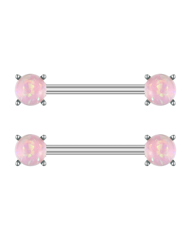 A Pair Cute Heart Dangled Nipple Piercings Barbell for Women Pink Color Moon Butterfly Shaped Sexy Nipple Rings Shield Bar Sets