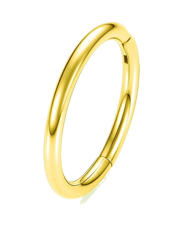 Hinged Nose Ring Hoop Septum Hoop  Ring Tragus Rook Ring Piercing Jewelry Lip Labret Ring Clicker Cartilage Earrings Women Gift