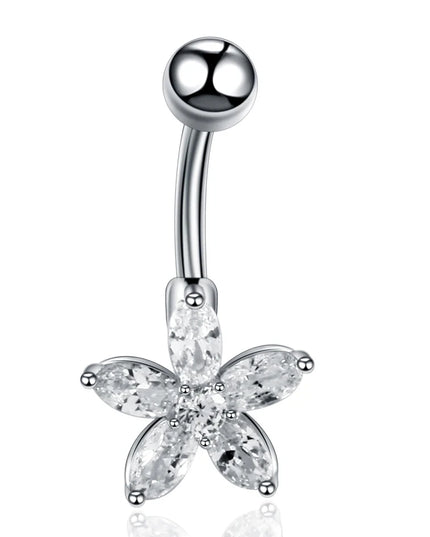 1Pc Surgical Steel Belly Button Ring Navel Nombril Piercing CZ Belly Ring Sexy Women Belly Piercing Body Jewelry Ombligo 14G
