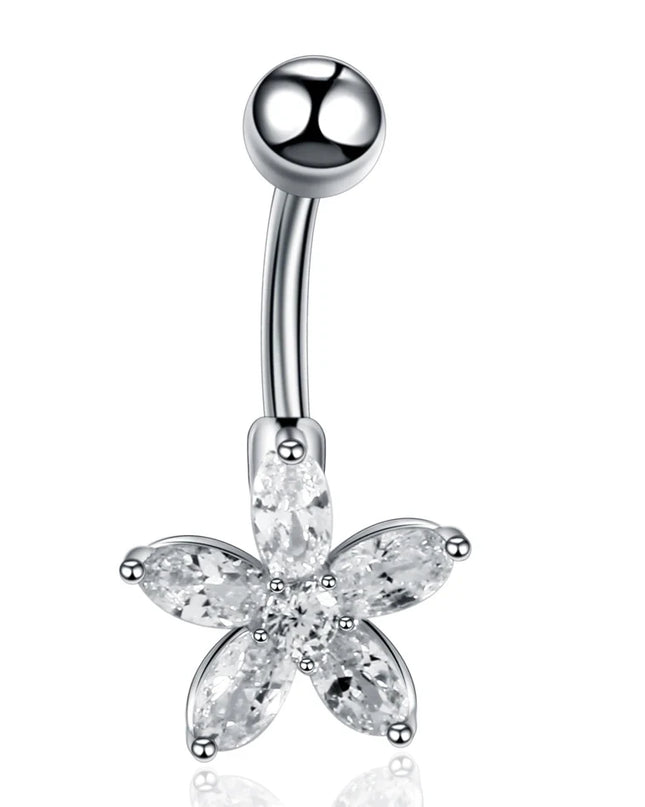 1Pc Surgical Steel Belly Button Ring Navel Nombril Piercing CZ Belly Ring Sexy Women Belly Piercing Body Jewelry Ombligo 14G