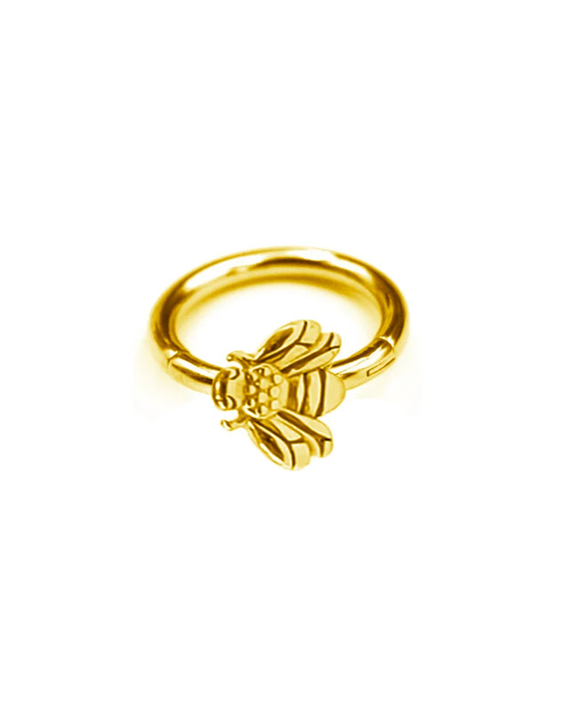 Conch Piercing Bee Earring Tragus Helix Cartilage Nose Ring 316L Stainless Steel Clicker  Body  Daith Piercing Jewelry For Women