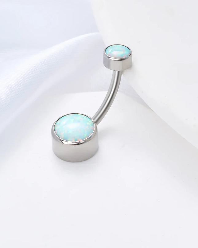 Belly Piercing Button Rings G23 Titanium Astm F136 14g Body Jewelry Internally Threaded Navel Ring Zirconia Earrings Zircon
