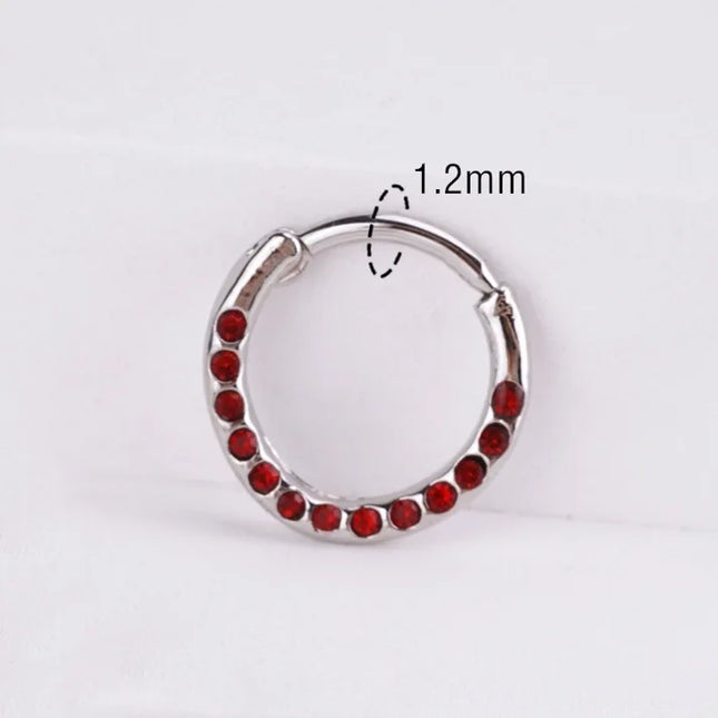 Heart Pearl Nose Rings Pointed Cone Love Lip Pierced Horseshoe Ring Skull Butterfly Nose Septum Piercing Earrings Tragus Jewelry