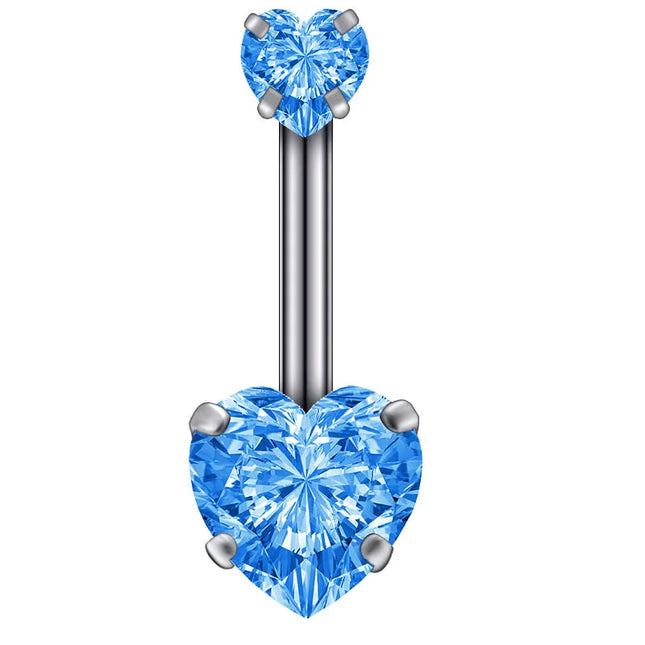 2023 Zircon Belly Button Rings for Women Girls Sexy Piercing Navel Ring Bar Drop Dangle Belly Navel Rings Ashion Body Jewelry