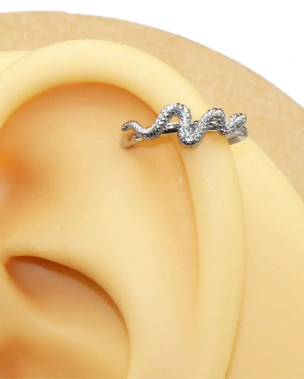 Nose Rings Hinged Segment Daith Hoop Rings Snake Bee Nose Ear Cartilage Ring Lip Septum Piercing Jewelry