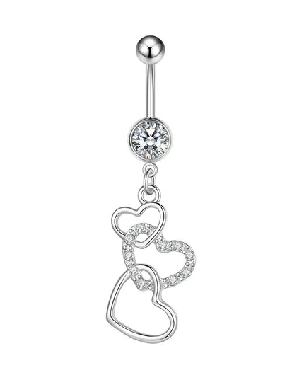 1PCS Butterfly Belly Button Piercing Jewelry 14G Heart Belly Ring Body Piercing Bee Navel Piercing Belly Bars Piercing Ombligo