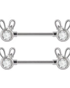 1Pair 17 / Nipple Rings / body|Geometric