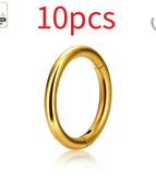 12--10PCS / (16G)1.2x7mm / Earrings|Face