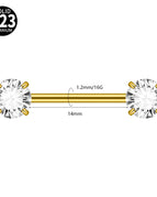 1PC Golden A / Nipple Rings / 1PC|body