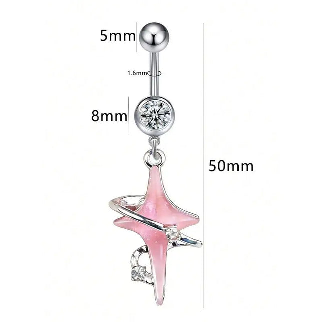 Belly Button Navel Piercing Navel Women Dangling Body Navel Jewelry Belly Button Rings Charm