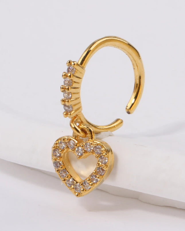 Nose Rings Hoop for Women Men Body Piercing Jewelry Cartilage Earring Nose Dangling CZ Cross Crown Starfish Dangle Nose Ring