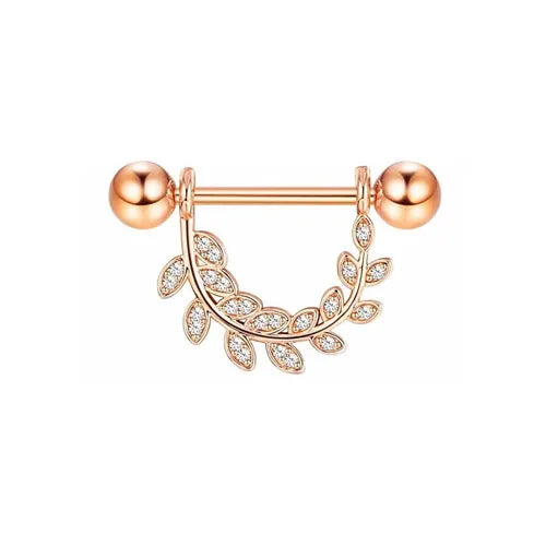 Bobisty Nipple Piercing Jewelry Stainless Surgical Steel Tongue Rings Ball Heart Butterfly Belly Barbell Body Jewelry for Women