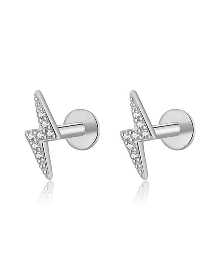 ANDYWEN 925 Sterling Silver 6mm Proud Milky Way  Queen Flash Baby Angel Piercing Screw Pendientes Stud Earring Women Clips Jewel