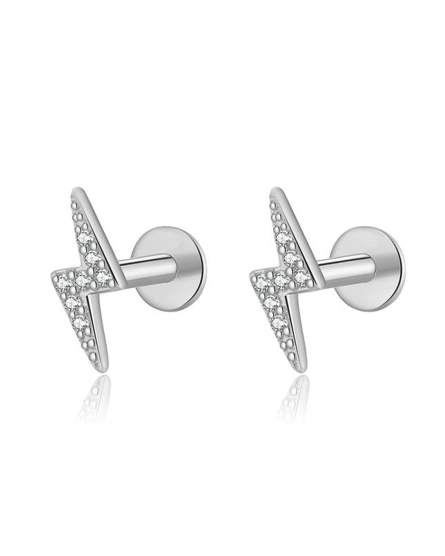 ANDYWEN 925 Sterling Silver 6mm Proud Milky Way  Queen Flash Baby Angel Piercing Screw Pendientes Stud Earring Women Clips Jewel