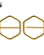 polygon golden / 1.6x14mm 1pcs