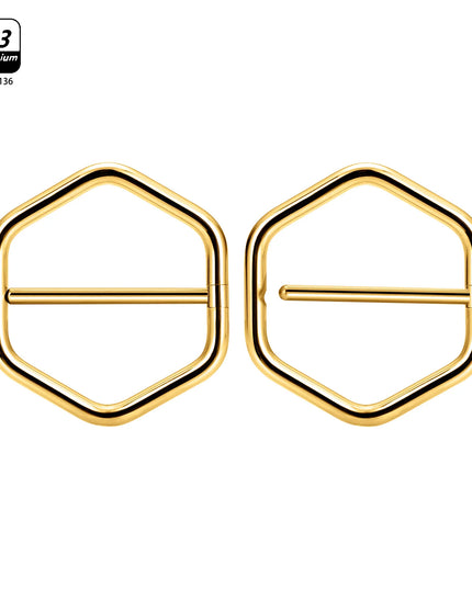 1/10pcs G23 Titanium Piercing Nipple Piercing Breast Ring Minimalist for Women Round Geometric Nipple Ring Body Piercing Jewelry