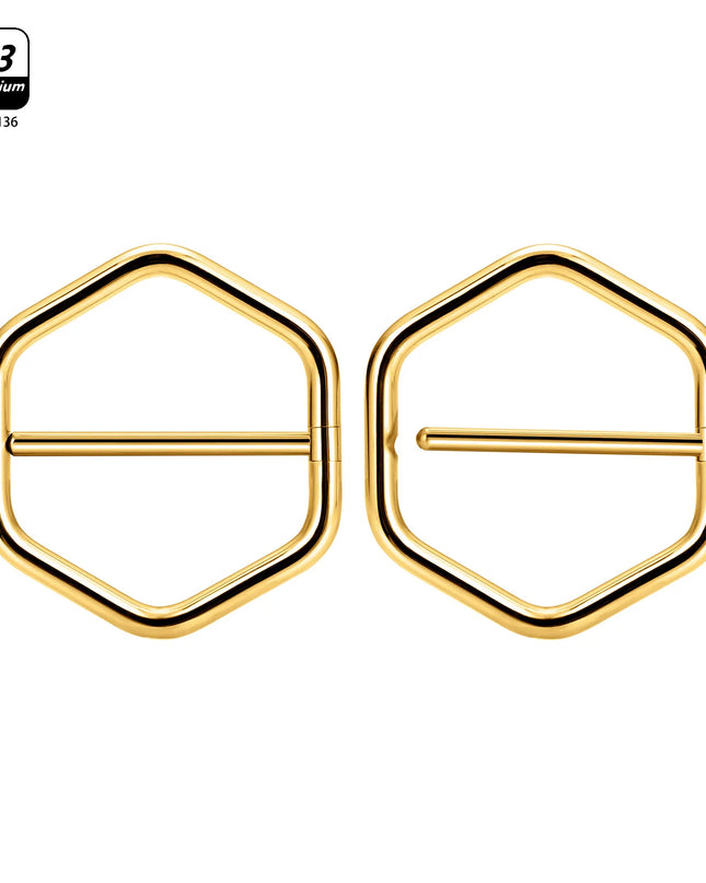 1/10pcs G23 Titanium Piercing Nipple Piercing Breast Ring Minimalist for Women Round Geometric Nipple Ring Body Piercing Jewelry