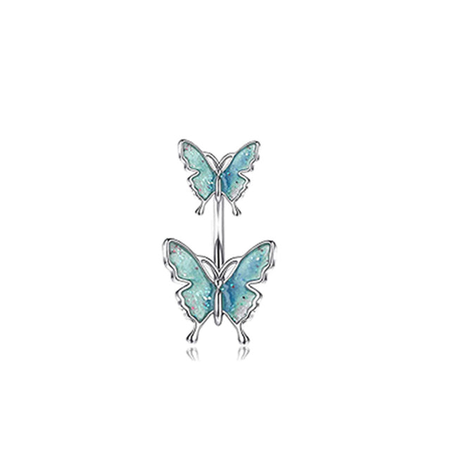 1PCS Butterfly Belly Button Piercing Jewelry 14G Heart Belly Ring Body Piercing Bee Navel Piercing Belly Bars Piercing Ombligo