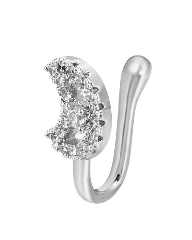Men Women Nose Ring Clip Fake Septum Piering Rock Hip Hoop Punk Stainless Steel Body Jewelry Non Perforation Nose Clip Ring 2026