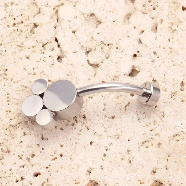 ASTM F136 Titanium Internal Thread Zircon Belly Button Piercing Sexy Belly Dance Piercing Bellybutton Body Jewelry Belly Ring