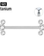 Nipple ring A / Nipple Rings / 14G 1.6X16mm|body