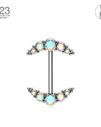 AB 1 / Nipple Rings / 14G 1.6x14mm|body|Straight Barbell