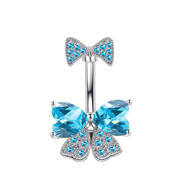 Sexy Piercing Navel Nail Body Jewelry For Women Girls Personalized Simple Cross Pendant Belly Button Rings Gifts