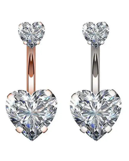 2023 Zircon Belly Button Rings for Women Girls Sexy Piercing Navel Ring Bar Drop Dangle Belly Navel Rings Ashion Body Jewelry
