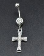 silver color / Navel & Bell Button Rings / Curved barbell