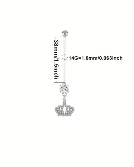 Pregnancy Belly Button Rings Long Bar 38mm Sport Maternity Flexible Bioplast Clear Navel Belly Rings Piercing Retainer Jewelry
