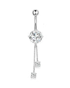 Navel & Bell Button Rings / body / 1pc|silver-chain