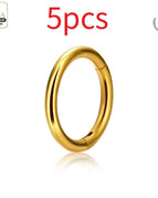 9--5PCS / (20G)0.8x10mm / Earrings|Face