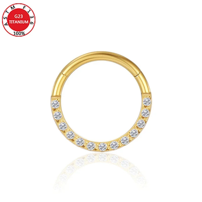 Septum Piercing Nose Ring for Women Piercing for The Ears Tragus Lip Zircon Jewelry Ladies Sexy Perforated Labret Body Jewelry