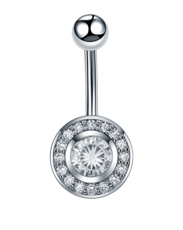 1Pc Surgical Steel Belly Button Ring Navel Nombril Piercing CZ Belly Ring Sexy Women Belly Piercing Body Jewelry Ombligo 14G