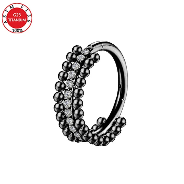 Septum Piercing Nose Ring for Women Piercing for The Ears Tragus Lip Zircon Jewelry Ladies Sexy Perforated Labret Body Jewelry